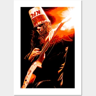 Buckethead - Electric Burst Posters and Art